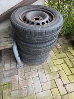 4 ijzeren velgen met band fiat 500, Ophalen, Zo goed als nieuw