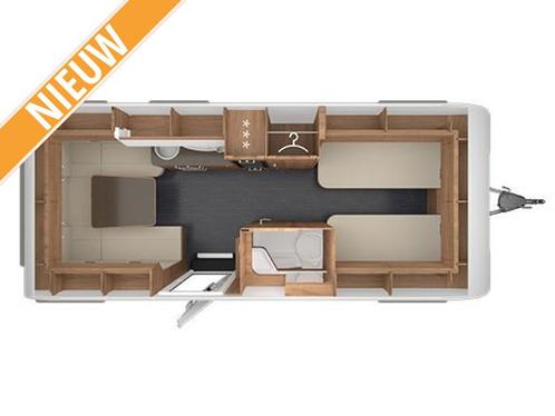 Tabbert Da Vinci 540 E TABBERT PREMIUM WEKEN, Caravans en Kamperen, Caravans, tot en met 4, 1500 - 2000 kg, Tabbert, Gascomfoor