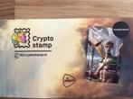 NL Crypto Stamp Hermes GEEL, Postzegels en Munten, Postzegels | Nederland, Ophalen of Verzenden, Na 1940, Postfris