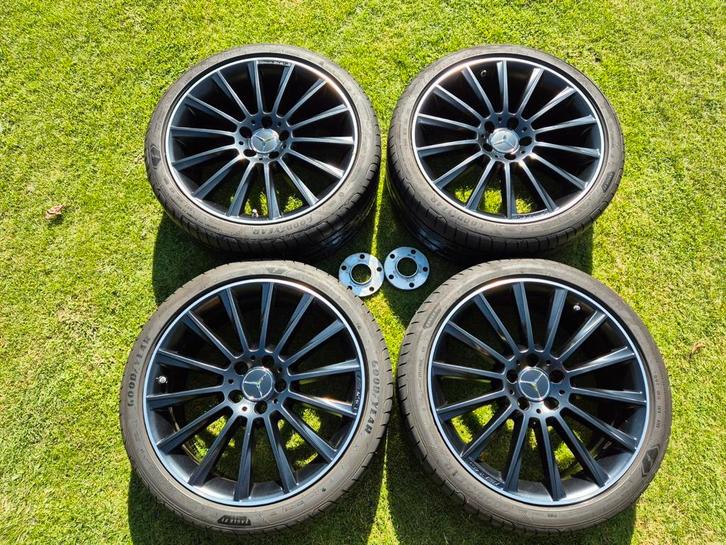Originele 19inch Mercedes-Benz AMG velgen C-klasse, Auto-onderdelen, Banden en Velgen, Velg(en), Zomerbanden, 19 inch, Ophalen