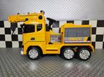 Scania kraanwagen - soft start - leren zit - RC- GRATIS HOES, Ophalen of Verzenden, Nieuw, Afstandsbediening