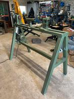 Houtdraaibank 230V op frame met beitels., Ophalen, Gebruikt, Houtdraaibank, 500 tot 1000 mm