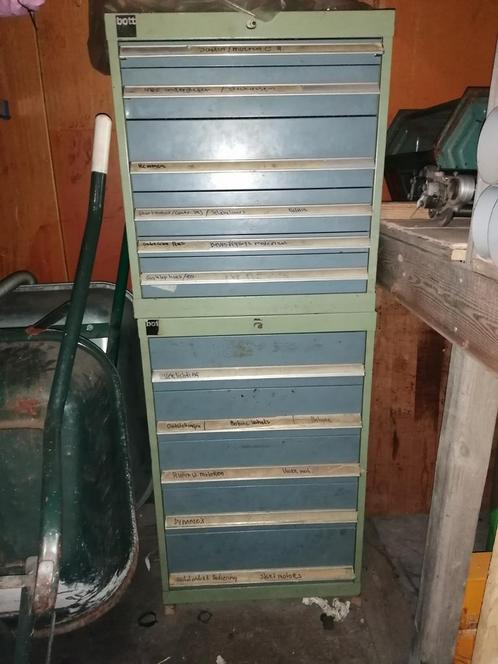 2 zware gereedschap ladenkasten merk BOTT., Doe-het-zelf en Verbouw, Gereedschapskisten, Gebruikt, Ophalen