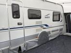 Wilk Sento 450 FS 2011 + voortent + luifel + opblaasluifel, Caravans en Kamperen, Frans bed, Particulier, 6 tot 7 meter, Schokbreker