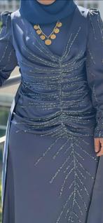 Elegante Abiye Avondjurk - Maat 44, Kleding | Dames, Blauw, Maat 42/44 (L), Ophalen of Verzenden, Zo goed als nieuw