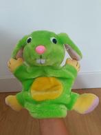Konijnenknuffel die je in je hand kan doen, Kinderen en Baby's, Speelgoed | Knuffels en Pluche, Ophalen, Zo goed als nieuw, Konijn