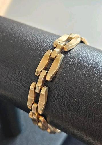 8 karaat ( 8 krt 333) gouden armband met Tank schakels beschikbaar voor biedingen