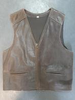 Heren leren gilet, maat L, Kleding | Heren, Ophalen of Verzenden, Gedragen