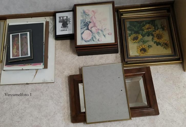 Te Koop: Diverse foto / schilderij lijsten, nummers 1 - 7., Huis en Inrichting, Woonaccessoires | Lijsten, Gebruikt, Minder dan 50 cm