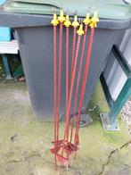 Schrikdraadpaaltjes, Meerdere dieren, Schaap