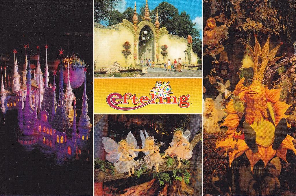 Efteling ansichtkaart Droomvlucht 3, Ophalen of Verzenden, Gebruikt, Overige typen