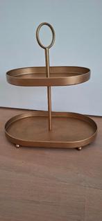 Etagere/Countryfield/Goud, Huis en Inrichting, Woonaccessoires | Etagères, Ophalen, Nieuw