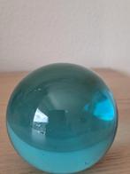 Blauwe Glazen Bol Decoratie, Ophalen of Verzenden, Zo goed als nieuw