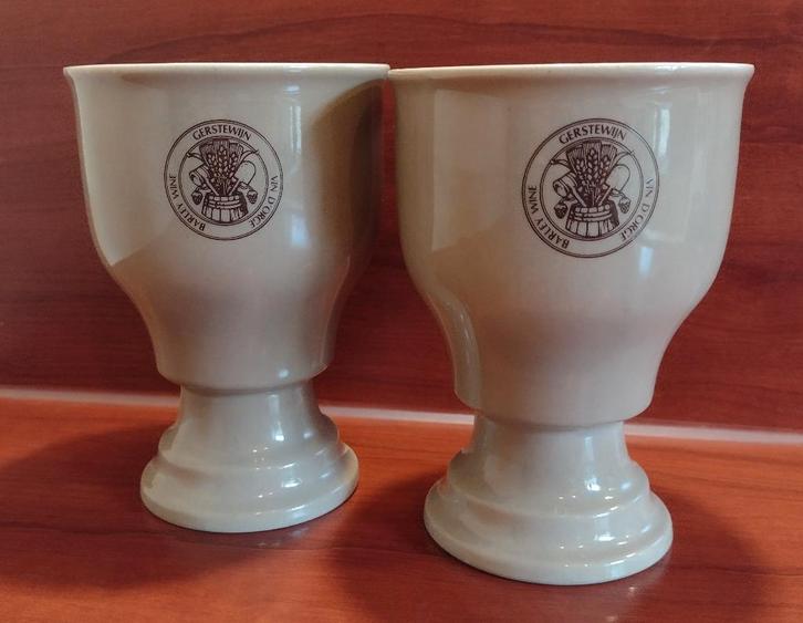 Oude Gerstewijn Bekers Arcense Brouwerij 40cl. (D1), Verzamelen, Biermerken, Gebruikt, Overige typen, Hertog Jan, Ophalen of Verzenden