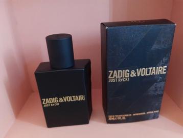 Zadig & Voltaire Just Rock for him 30 ml inclusief doosje beschikbaar voor biedingen