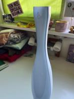 unieke kristallen vaas blauw/wit, Wit, Nieuw, Ophalen of Verzenden, Glas
