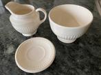 Wedgwood melkkannetje, suikerschaaltje en theetip, Huis en Inrichting, Keuken | Servies, Overige typen, Ophalen of Verzenden, Zo goed als nieuw