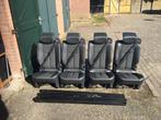 4 half leren stoelen 3p gordel isofix ink rails  camper bus, Auto-onderdelen, Interieur en Bekleding, Ophalen of Verzenden, Gebruikt