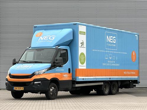 Iveco Daily 50C17 3.0 435 BE COMBI Oplegger met Laadklep, Auto's, Bestelauto's, Bedrijf, Te koop, ABS, Airconditioning, Alarm