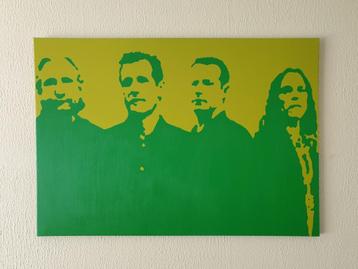 The Eagles schilderij painting canvas verf muziek (No Vinyl beschikbaar voor biedingen