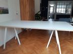 Hay loop standtafel 200 cm wit, Gebruikt, Vijf personen of meer, Rechthoekig, 50 tot 100 cm
