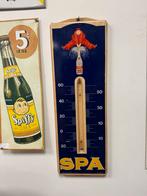 Vintage SPA Thermometer Reclamebord, Verzamelen, Merken en Reclamevoorwerpen, Ophalen of Verzenden, Gebruikt, Reclamebord