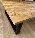 Mangohout salontafel, Ophalen, Gebruikt, 100 tot 150 cm, Minder dan 25 cm