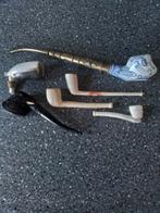 Oude aardewerk pijpen ,porcelijn en hout, Ophalen of Verzenden