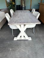 Eetkamertafel van de bommel meubelen 200 x 90 cm Riverwoods, Ophalen, 50 tot 100 cm, Zo goed als nieuw, Vijf personen of meer