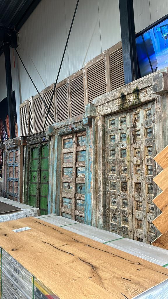 Unieke oude deuren en poorten franse shutters dubelle deuren, Doe-het-zelf en Verbouw, Deuren en Horren, Zo goed als nieuw, Ophalen of Verzenden