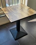 Houten Eettafel - Klein Vierkant Design - 2 Personen, Huis en Inrichting, Tafels | Eettafels, Ophalen, Eikenhout, 50 tot 100 cm