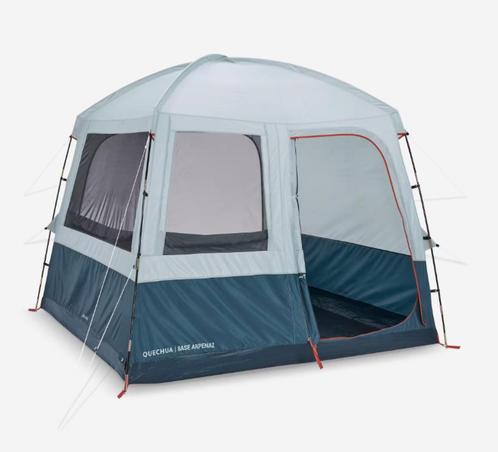Paviljoen tent Quechua Arpenaz Base L Fresh, Caravans en Kamperen, Tenten, tot en met 6, Zo goed als nieuw, Ophalen