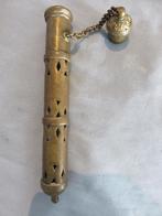 Antieke gebed rol houder in brons – India – ca. 1900, Antiek en Kunst, Ophalen of Verzenden, Brons