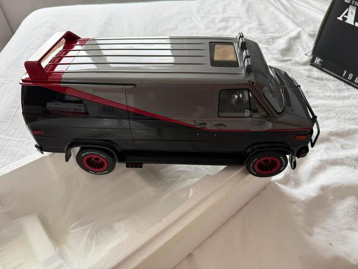 A-Team Busje Modelauto - Zeldzaam!, Hobby en Vrije tijd, Modelauto's | 1:18, Gebruikt, Auto, Overige merken, Ophalen of Verzenden