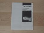 Handleiding Versterker Technics SU-Z1, Ophalen of Verzenden