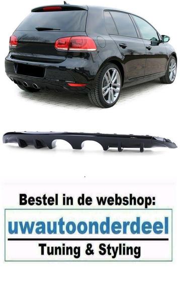 Bumper R20 R32 Look Diffuser glans Zwart Geschikt Voor VW Go beschikbaar voor biedingen