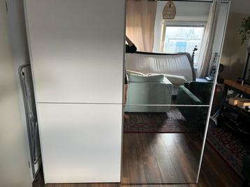 Kledingkast met spiegeldeur 190 x 170 x 55 beschikbaar voor biedingen