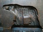 Dubbelzijdig suikerplankjes met olifanten uit hout gesneden, Antiek en Kunst, Curiosa en Brocante, Ophalen of Verzenden