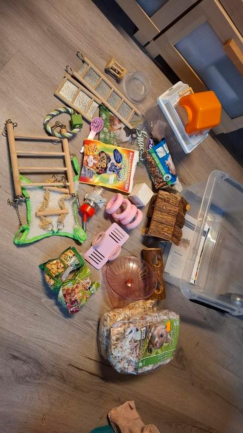 Zeer complete set benodigdheden hamster en knaagdier ren, Dieren en Toebehoren, Knaagdieren en Konijnen | Toebehoren, Zo goed als nieuw