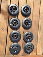 Inline skate wielen symetrics 100mm 90a 8 stuks, Sport en Fitness, Skeelers, Overige merken, Gebruikt, Ophalen of Verzenden, Wielen of Lagers