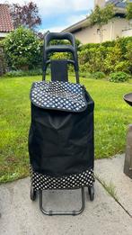 Zeer mooie en handige boodschappen trolley, traploop-wielen, 30 cm of meer, Blauw, Nieuw, 75 cm of meer
