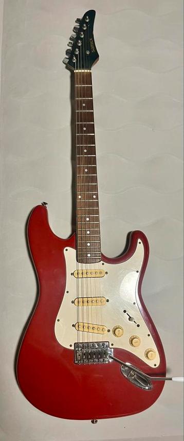Samick elektrische gitaar Stratocaster model, nieuwe snaren beschikbaar voor biedingen