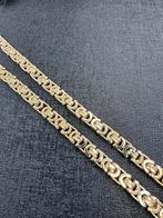14k Gouden Platte Koningsketting, Ophalen of Verzenden, Nieuw, Goud