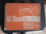 Onderdelenboek Renault Tractor Master 1 en Master 2, Ophalen of Verzenden, Gelezen, Catalogus