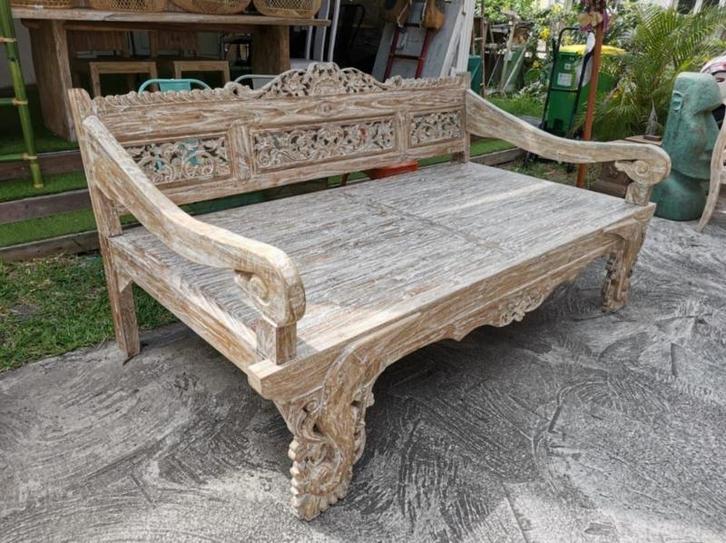 Loungebank Ibiza XL teakhout, Tuin en Terras, Tuinbanken, Nieuw, Hout, Ophalen