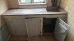 Oud keukenblokje met granieten aanrecht, Ophalen, Gebruikt, Graniet of Steen