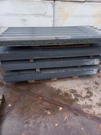 Partij vezelcement golfplaten + gratis rvs Golfplaatbouten, Doe-het-zelf en Verbouw, Platen en Panelen, Ophalen, Zo goed als nieuw