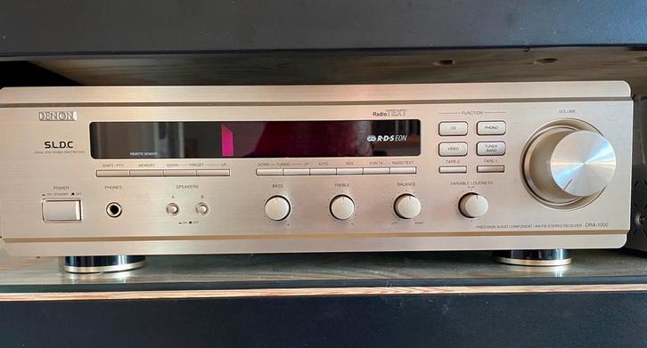 DENON RECIEVER DRA-1000, Audio, Tv en Foto, Versterkers en Receivers, Zo goed als nieuw, 60 tot 120 watt, Denon, Ophalen of Verzenden