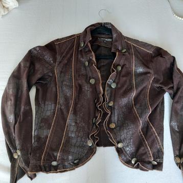 Leuk blazerjasje met ruches, maat 38-40 beschikbaar voor biedingen