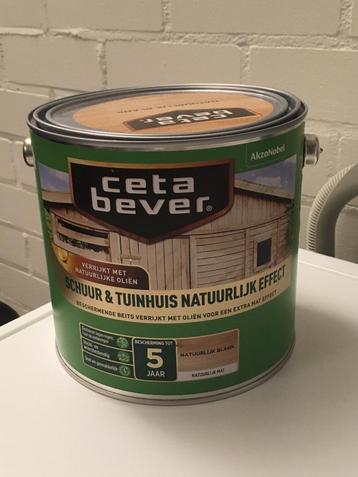 Cetabever Beits Natuurlijk Blank Schuur en Tuinhuis beschikbaar voor biedingen